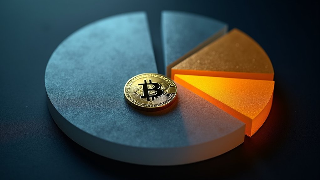 bitcoin s wealth percentage low